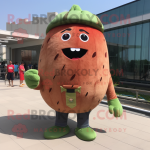 Brown Watermelon mascotte...