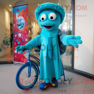 Turkis Unicyclist maskot...