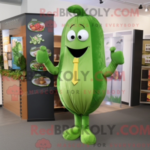 Olive Celery mascot costume...