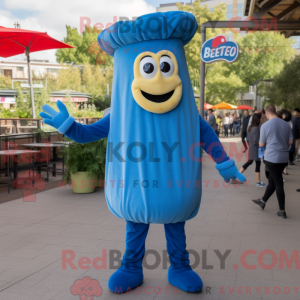 Blue Pesto Pasta mascot...