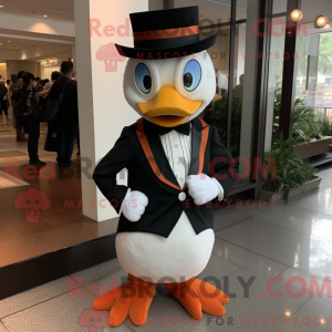 White Mandarin mascot...