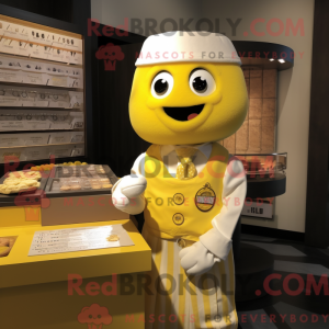 Yellow Chocolates mascot...