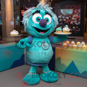 Teal Cupcake...