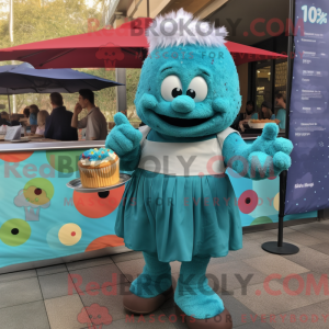 Disfraz de mascota Teal...