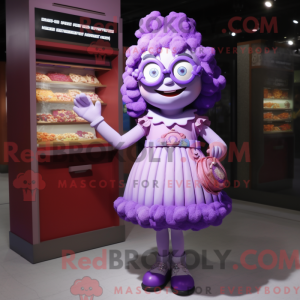 Postava maskota Purple...