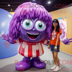 Postava maskota Purple...