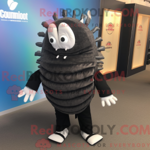 Svart Trilobite maskot...