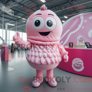 Pink Ice Cream mascot...