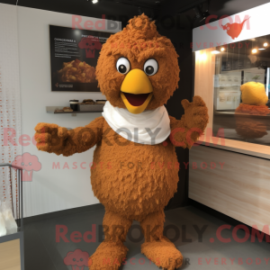 Brown Fried Chicken mascot...