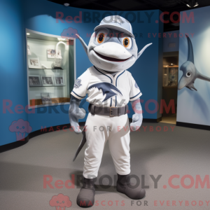 Silver Swordfish mascot...