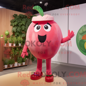 Pink Tomato mascottekostuum...