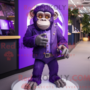Paars chimpansee...