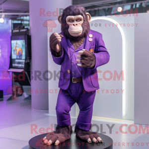 Paars chimpansee...