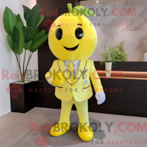 Lemon Yellow Plum mascot...