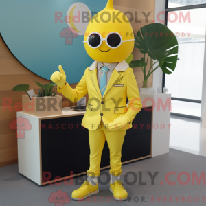 Lemon Yellow Plum mascot...