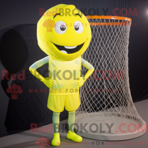 Lemon Yellow Volleyball Net...