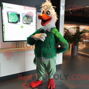 Maskottchenkostüm Grüner...