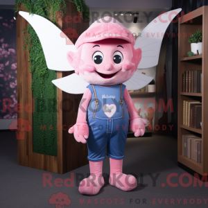 Maskottchenkostüm der rosa...