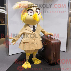 Beige kanarifugl...