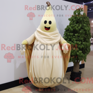 Cream Pear-mascottekostuum...