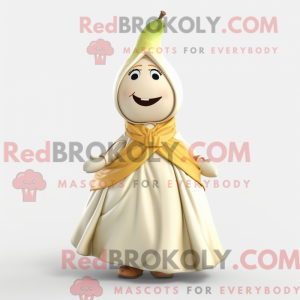Cream Pear mascot costume...