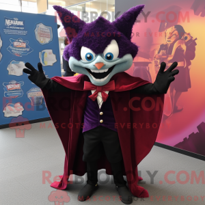 Máscara de vampiro magenta...