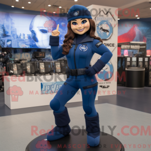 Navy Gi Joe mascot costume...
