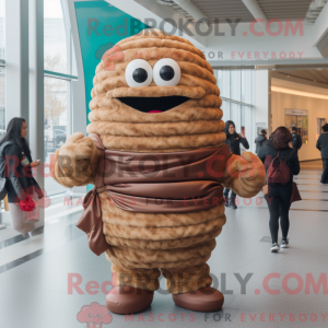 Bruin Ramen-mascottekostuum...