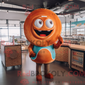 Rust Donut maskot kostume...
