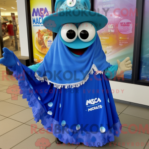 Blå Nachos maskot kostume...