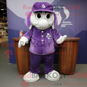 Purple Moussaka mascot...