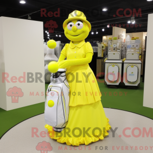 Lemon Yellow Golf Bag...