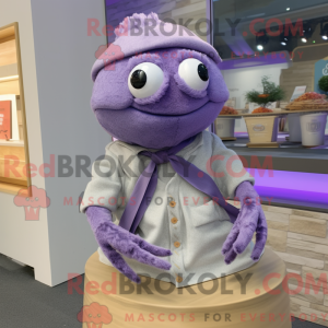 Lavender Crab Cakes maskot...