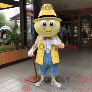 Lemon Yellow Oyster mascot...