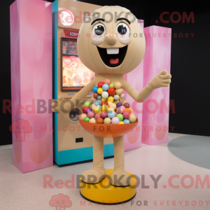 Beige Gumball Machine...