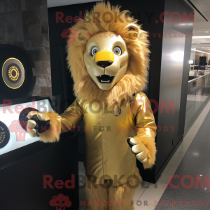 Guld Tamer Lion maskot...