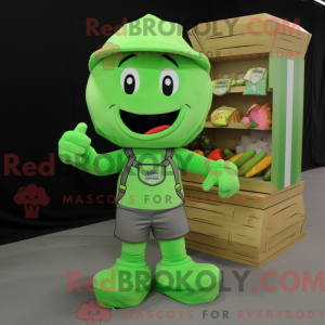 Green Candy Box mascot...