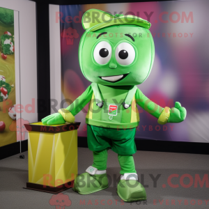 Green Candy Box mascot...
