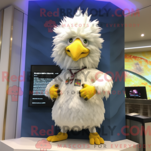 White Chicken mascot...