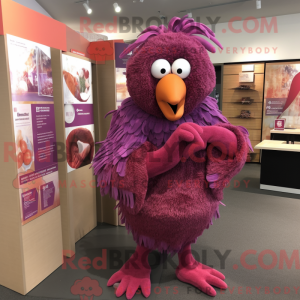 Disfraz de mascota Magenta...