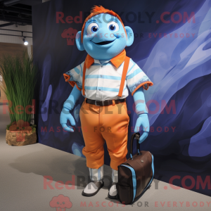 Blue Clown Fish maskot...