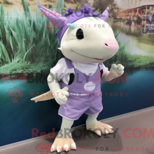 Lavender Axolotls mascot...