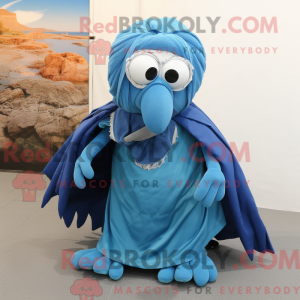 Maskottchenkostüm Blauer...