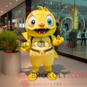 Citrongul Piranha maskot...