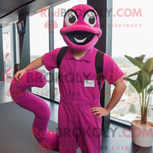 Postava maskota Magenta...