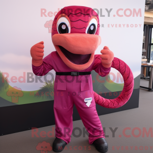 Disfraz de mascota Magenta...