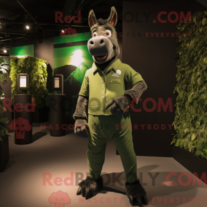 Forest Green Donkey mascot...