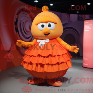 Orange Chief mascot costume...