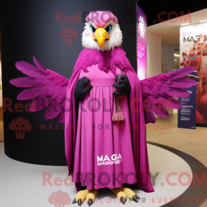 Magenta Eagle maskot...
