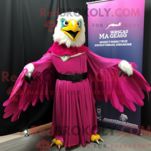 Magenta Eagle mascot...